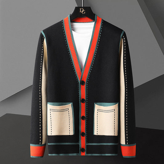 Dylan – Picasso Palette Knit Cardigan