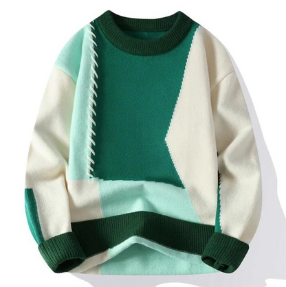 Grant – Aspen Patchwork Sweater