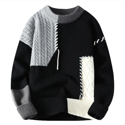 Grant – Aspen Patchwork Sweater